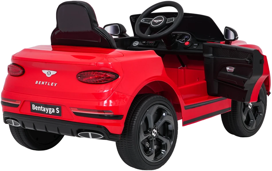 Vaikiškas elektromobilis Bentley Bentayga S raudonas