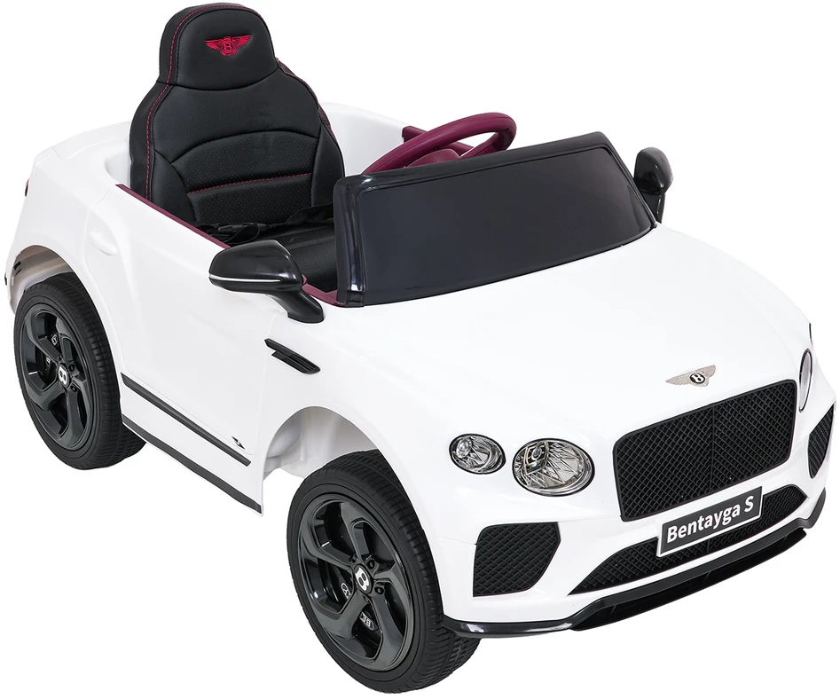 Vaikiškas elektromobilis Bentley Bentayga S baltas