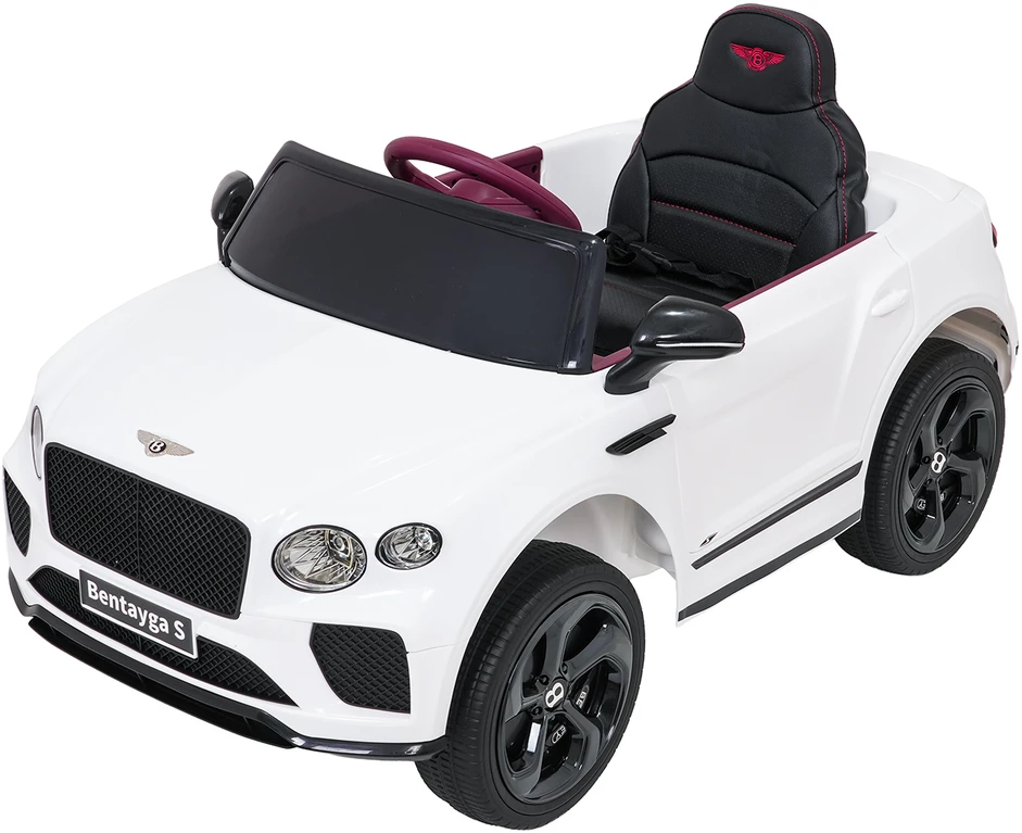 Vaikiškas elektromobilis Bentley Bentayga S baltas