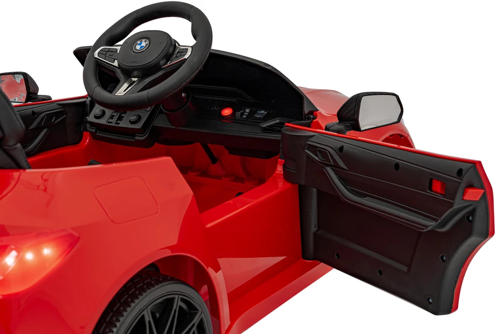 Ramiz Vaikiškas elektromobilis BMW M4 raudonas