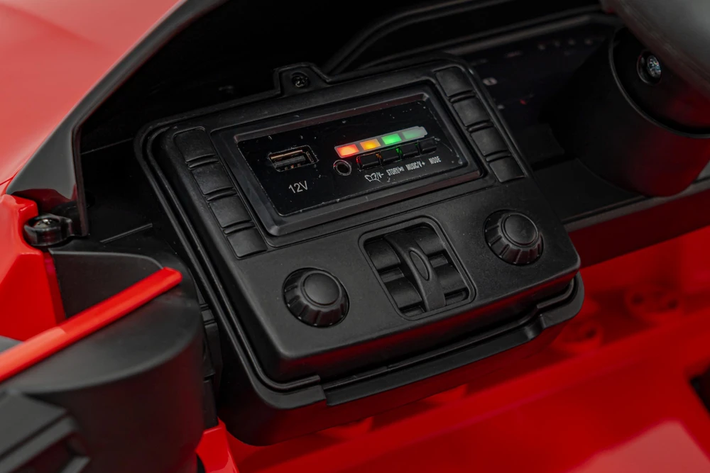 Ramiz Vaikiškas elektromobilis BMW M4 raudonas