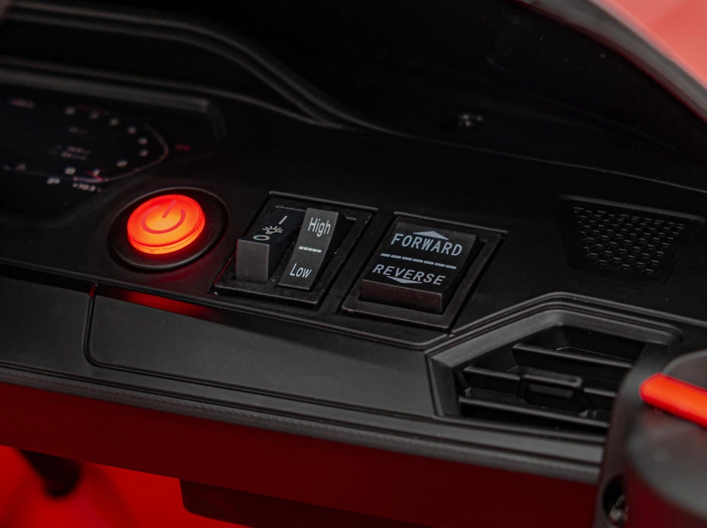 Ramiz Vaikiškas elektromobilis BMW M4 raudonas