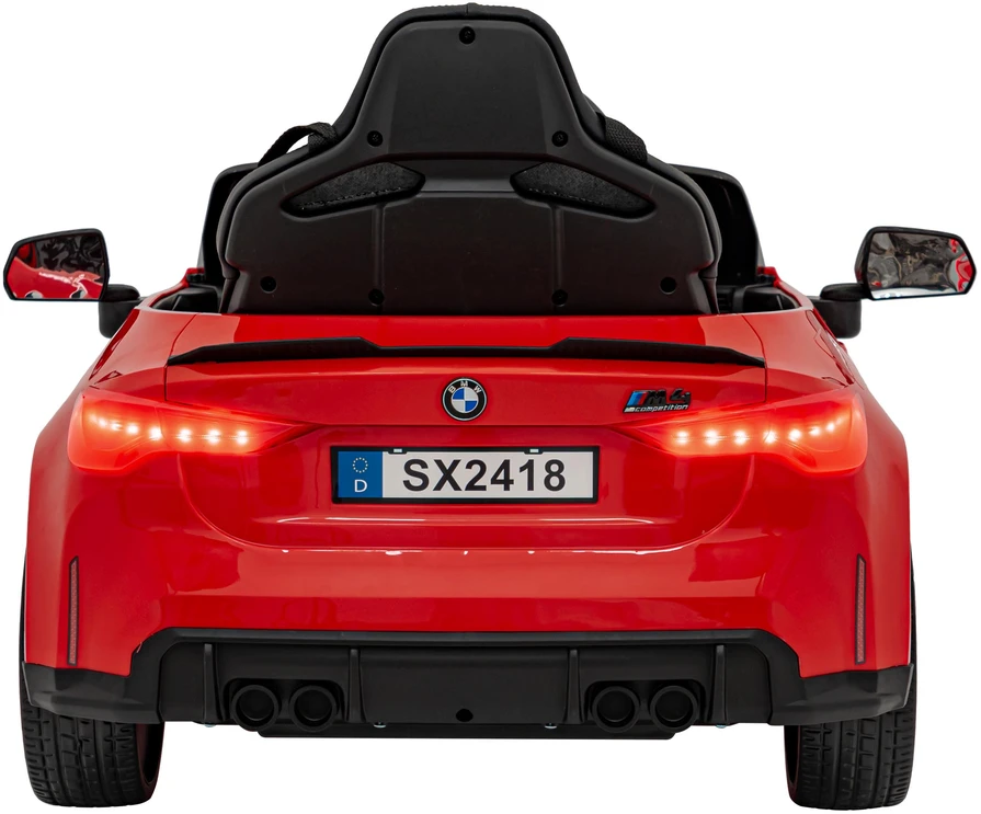Ramiz Vaikiškas elektromobilis BMW M4 raudonas