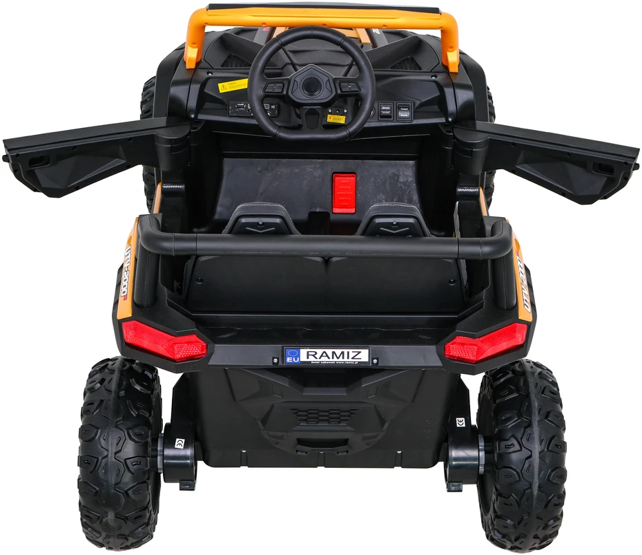 Ramiz Dvivietis elektromobilis UTV Buggy Racing 4x4, Gold