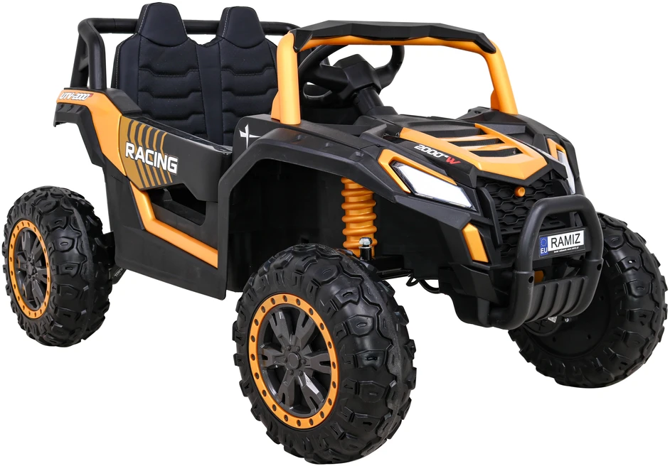 Ramiz Dvivietis elektromobilis UTV Buggy Racing 4x4, Gold