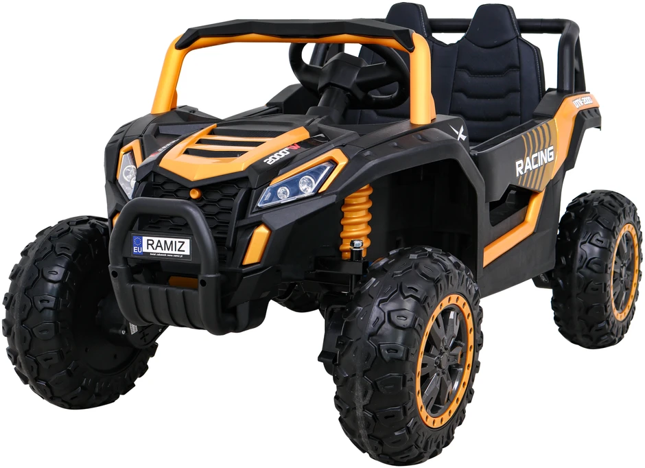 Ramiz Dvivietis elektromobilis UTV Buggy Racing 4x4, Gold