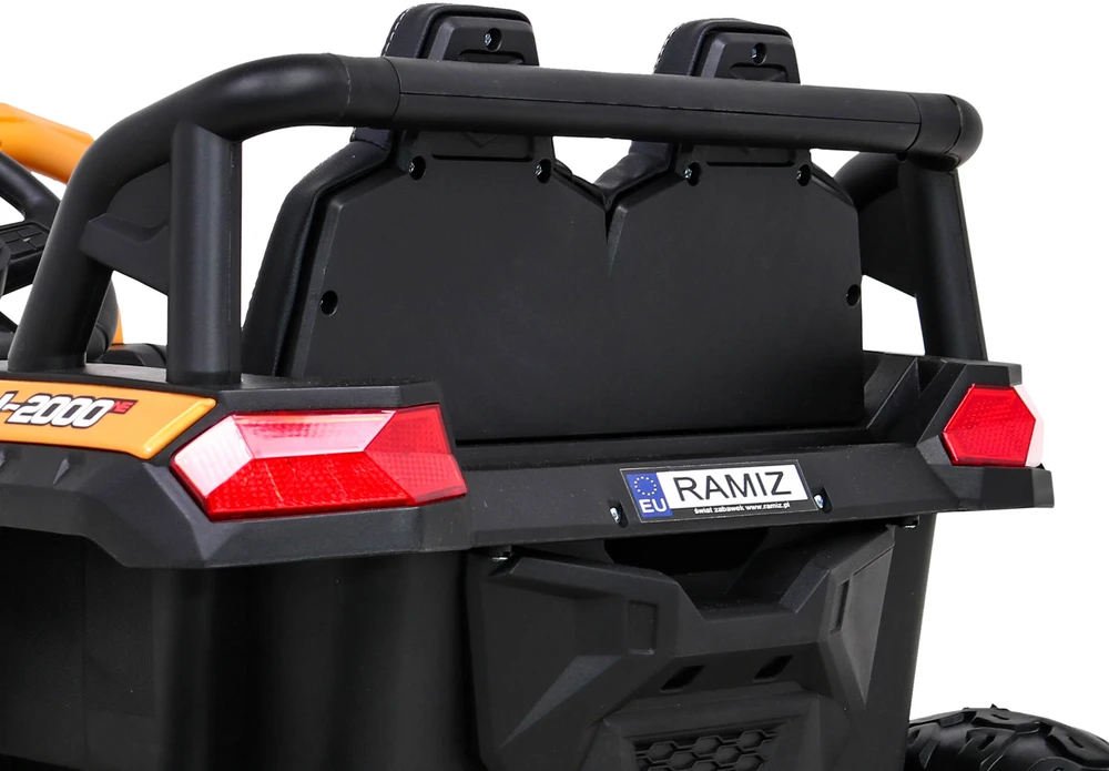 Ramiz Dvivietis elektromobilis UTV Buggy Racing 4x4, Gold