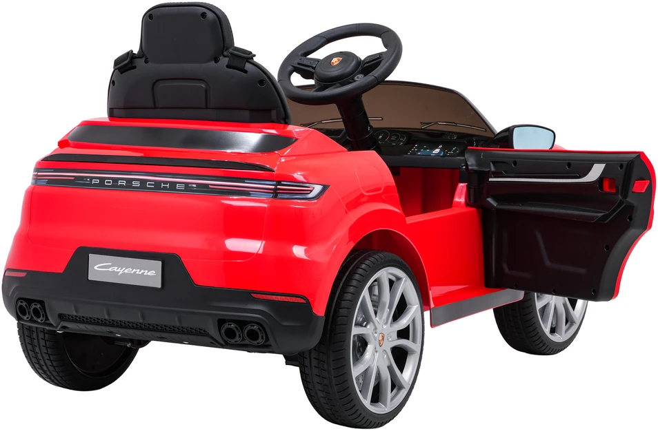 Elektromobilis Porsche Cayenne, Raudona