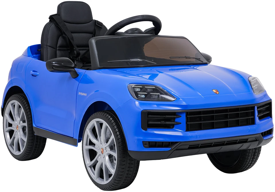 Mėlyna Elektromobilis Porsche Cayenne, Mėlyna