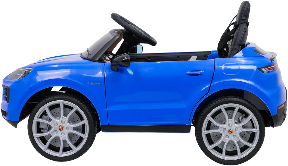 Mėlyna Elektromobilis Porsche Cayenne, Mėlyna