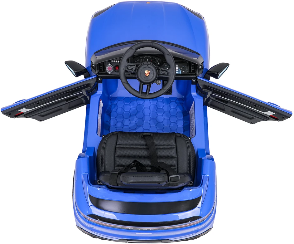 Mėlyna Elektromobilis Porsche Cayenne, Mėlyna