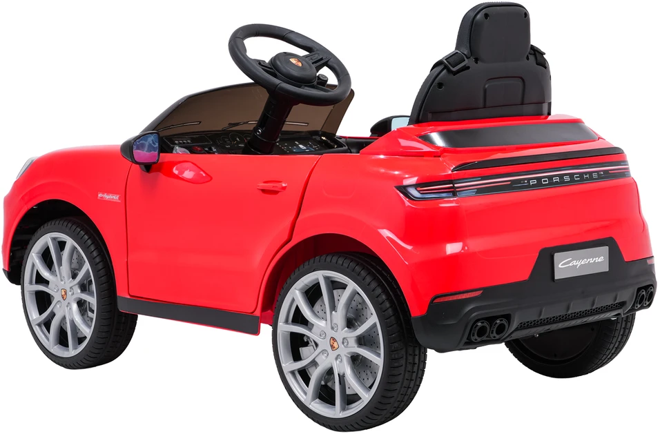 Elektromobilis Porsche Cayenne, Raudona