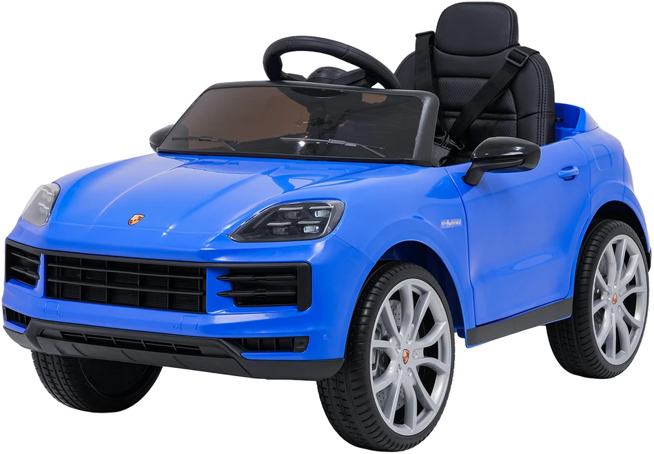 Mėlyna Elektromobilis Porsche Cayenne, Mėlyna