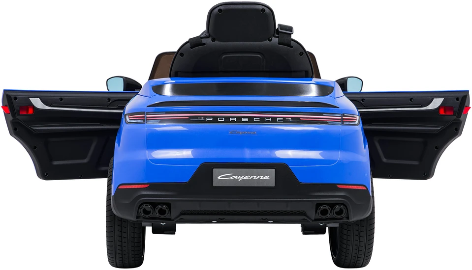Mėlyna Elektromobilis Porsche Cayenne, Mėlyna