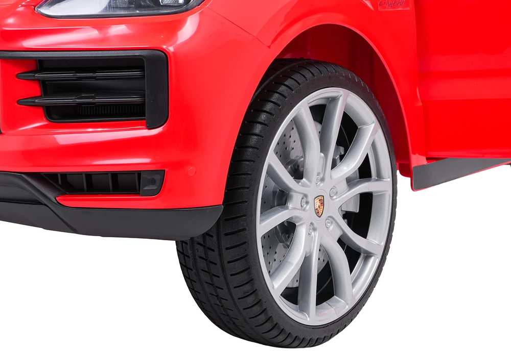Elektromobilis Porsche Cayenne, Raudona