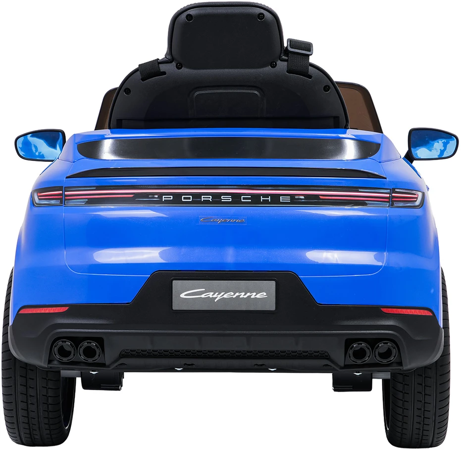 Mėlyna Elektromobilis Porsche Cayenne, Mėlyna