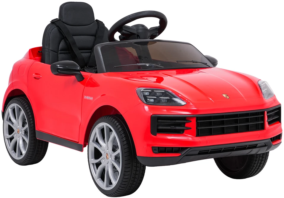 Elektromobilis Porsche Cayenne, Raudona