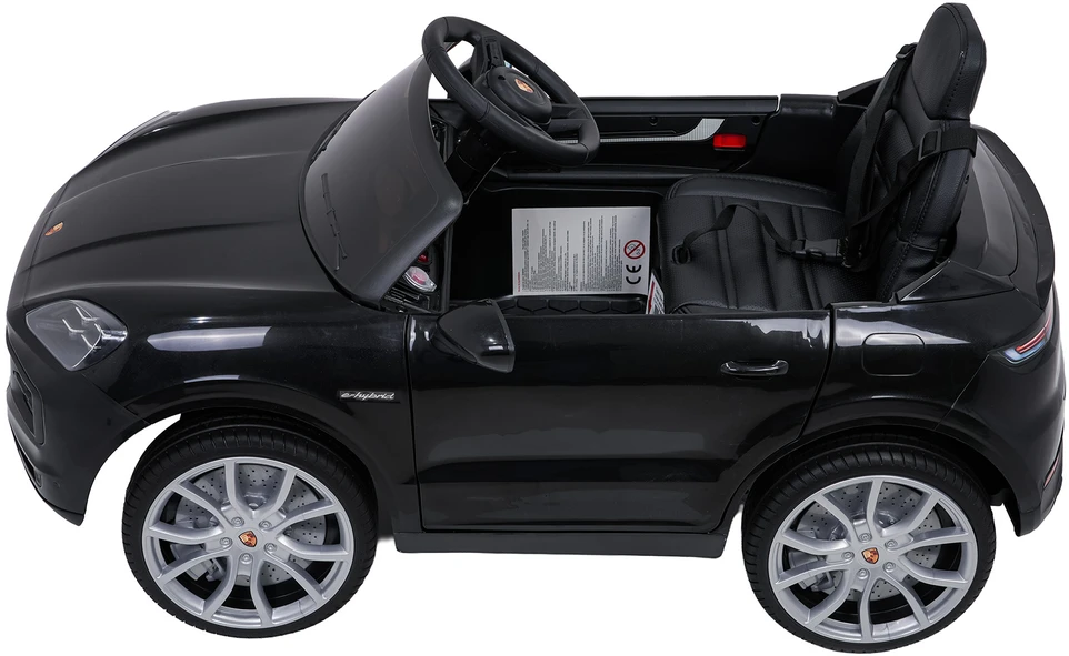 Elektromobilis Porsche Cayenne, Juodas