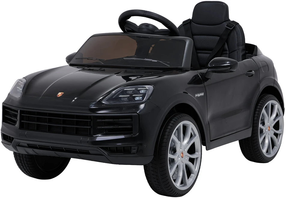 Elektromobilis Porsche Cayenne, Juodas