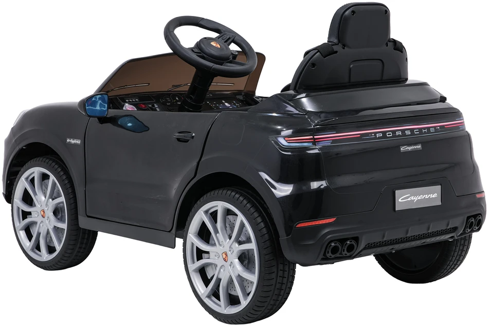Elektromobilis Porsche Cayenne, Juodas
