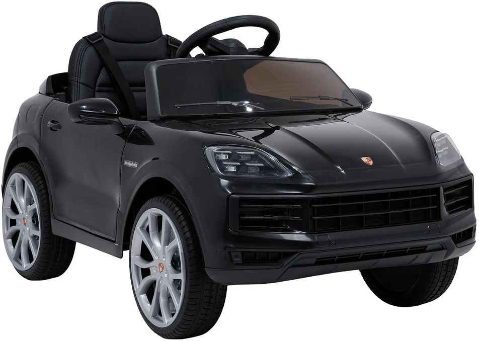 Elektromobilis Porsche Cayenne, Juodas