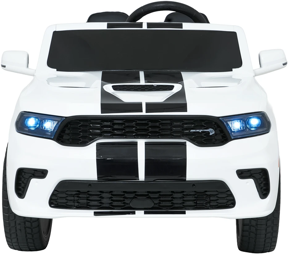 Vaikiškas elektromobilis Dodge Durango baltas