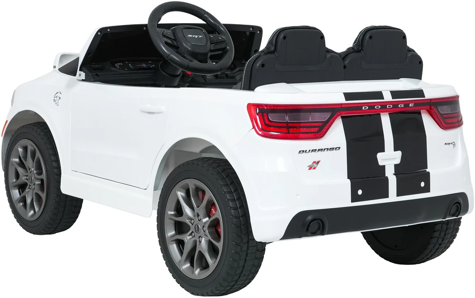 Vaikiškas elektromobilis Dodge Durango baltas