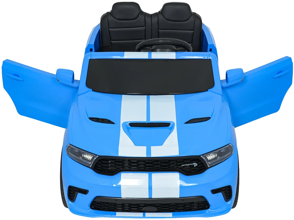 Vaikiškas elektromobilis Dodge Durango mėlynas