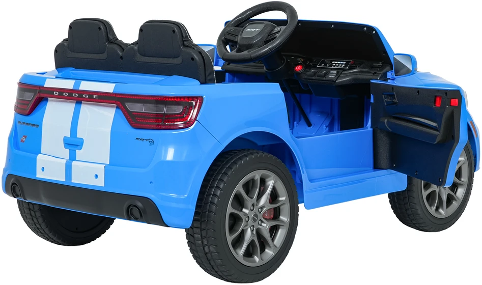 Vaikiškas elektromobilis Dodge Durango mėlynas