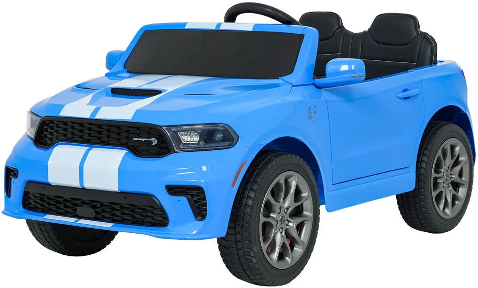 Vaikiškas elektromobilis Dodge Durango mėlynas