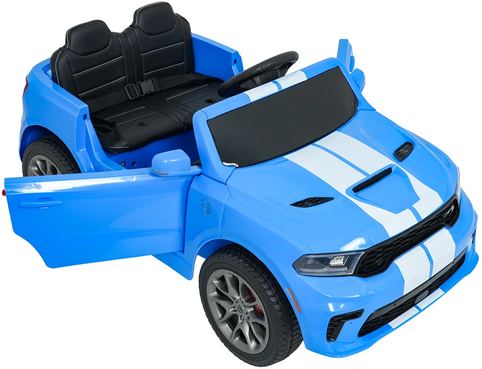 Vaikiškas elektromobilis Dodge Durango mėlynas