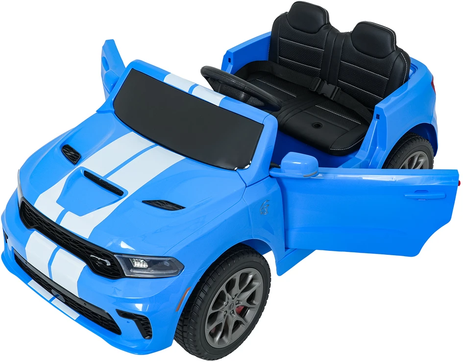 Vaikiškas elektromobilis Dodge Durango mėlynas