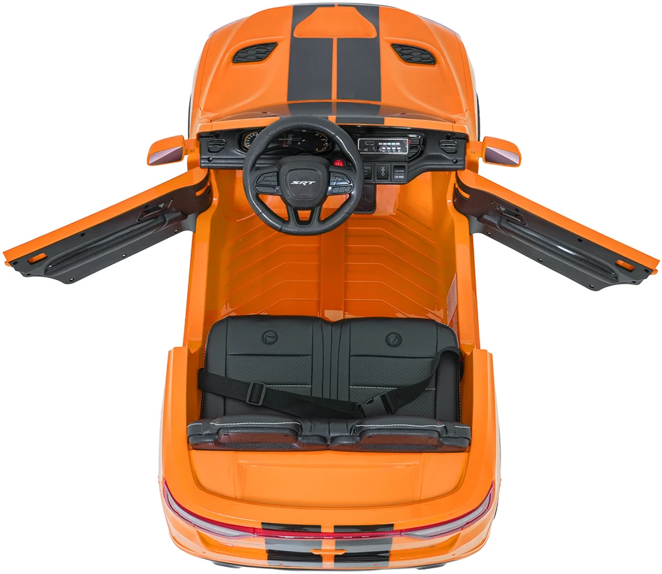 Vaikiškas elektromobilis Dodge Durango oranžinis