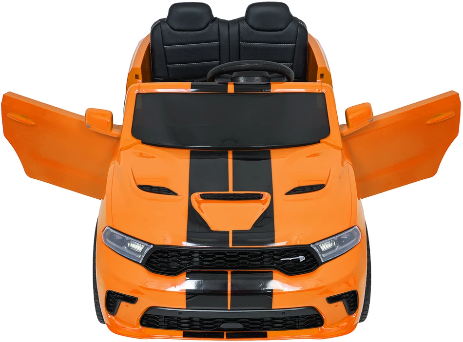 Vaikiškas elektromobilis Dodge Durango oranžinis
