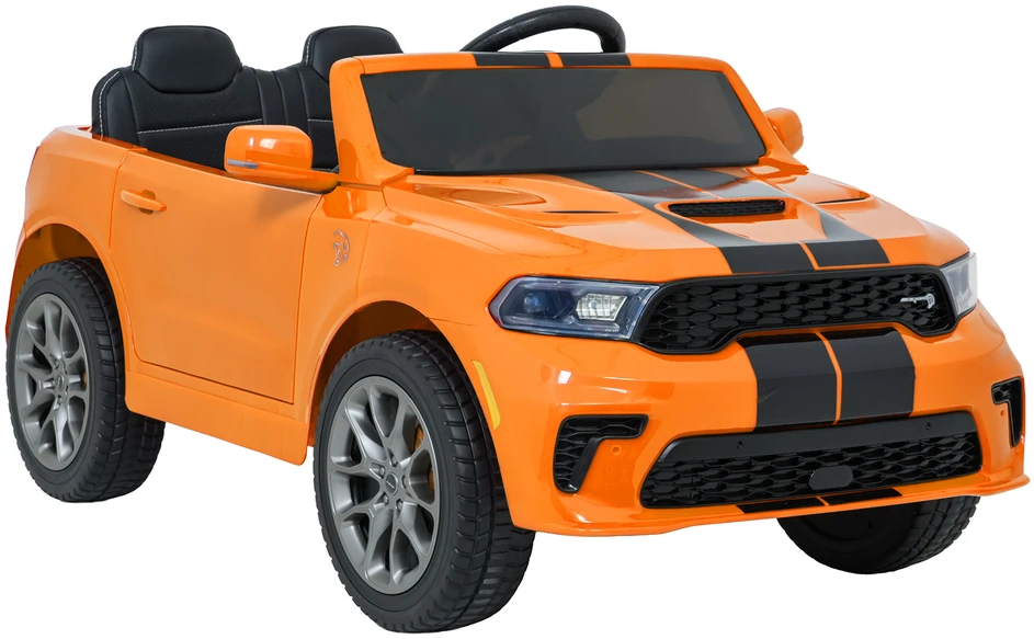 Vaikiškas elektromobilis Dodge Durango oranžinis