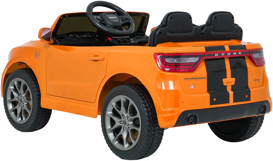 Vaikiškas elektromobilis Dodge Durango oranžinis