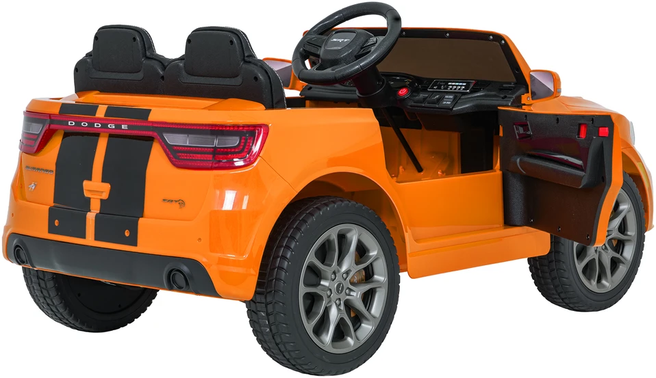 Vaikiškas elektromobilis Dodge Durango oranžinis