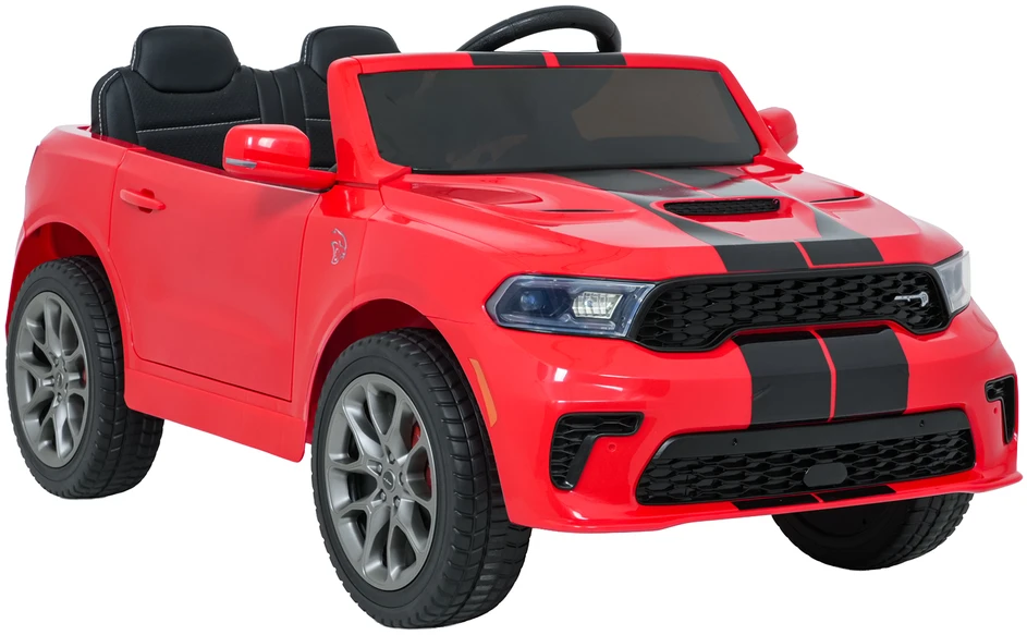 Vaikiškas elektromobilis Dodge Durango raudonas