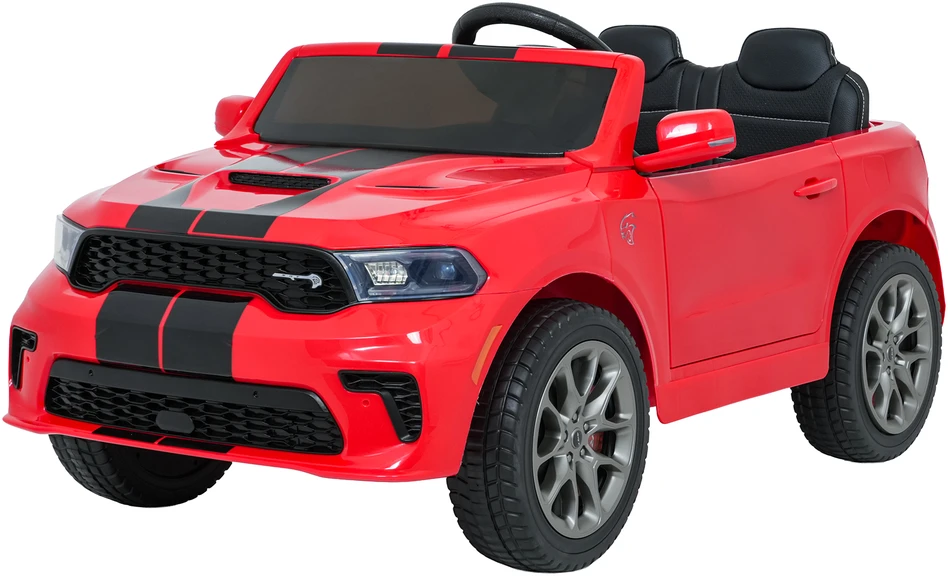 Vaikiškas elektromobilis Dodge Durango raudonas