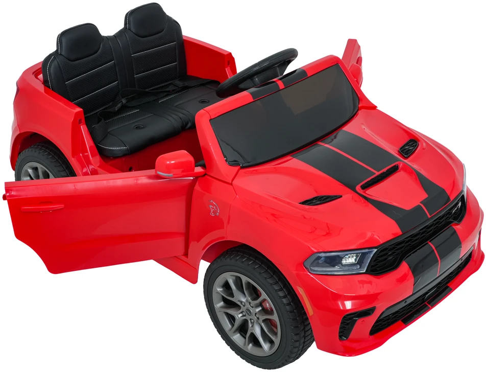 Vaikiškas elektromobilis Dodge Durango raudonas