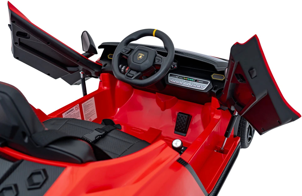 Ramiz Elektromobilis vaikams Lamborghini Invencible 4x4 raudonas