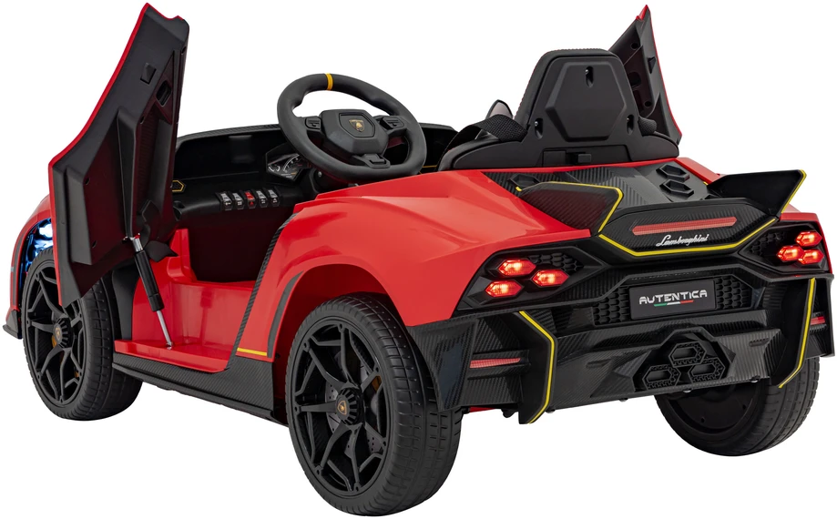 Ramiz Elektromobilis vaikams Lamborghini Invencible 4x4 raudonas