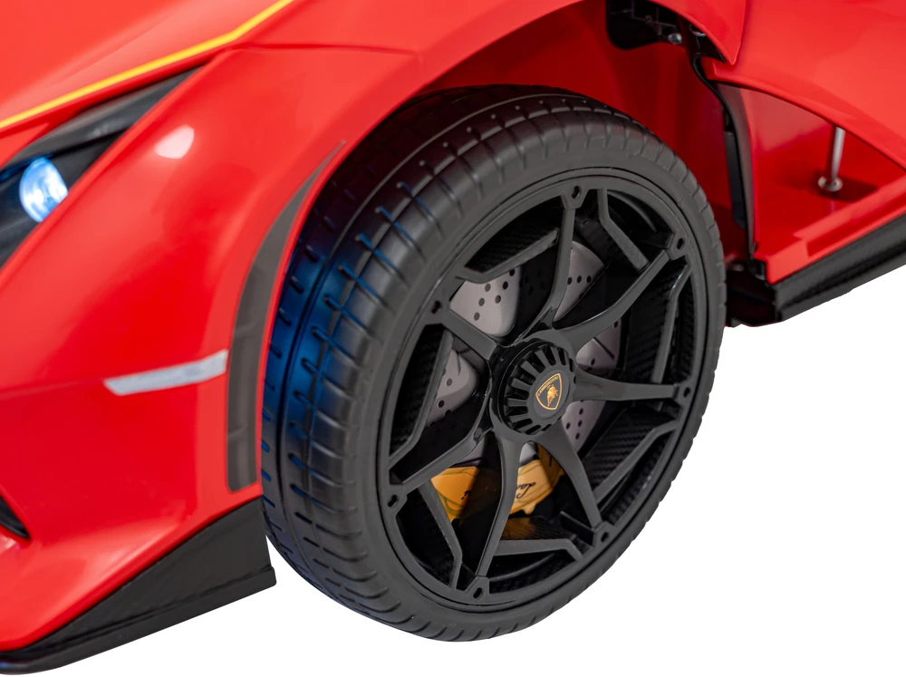 Ramiz Elektromobilis vaikams Lamborghini Invencible 4x4 raudonas