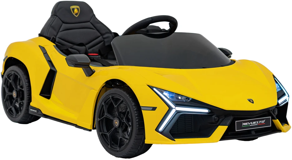 Elektromobilis Lamborghini Revuelto, Geltona