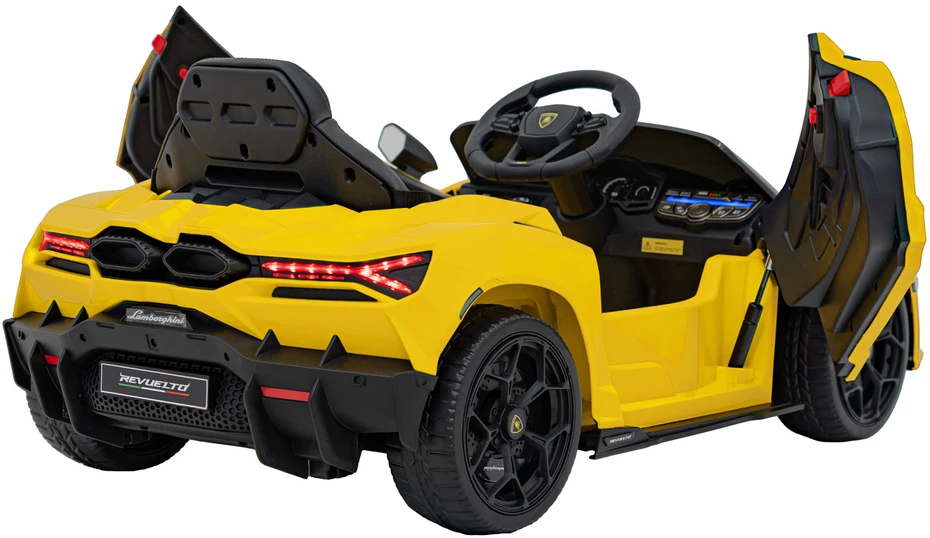 Elektromobilis Lamborghini Revuelto, Geltona