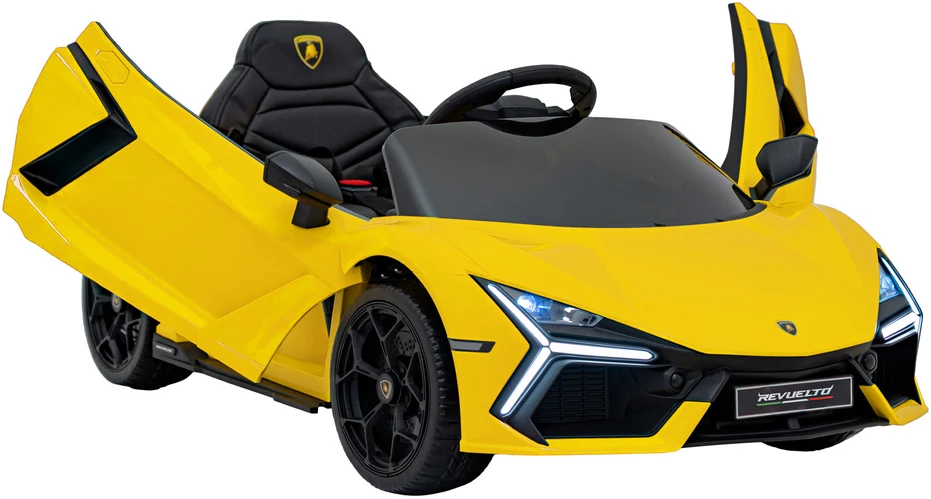 Elektromobilis Lamborghini Revuelto, Geltona