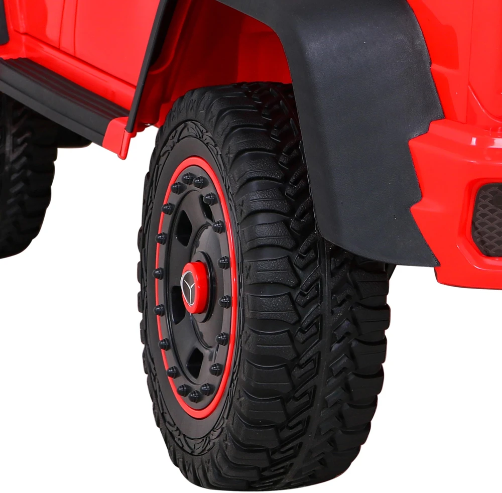 Ramiz Elektrinė mašina vaikams Mercedes G63 6x6 AMG Raudona