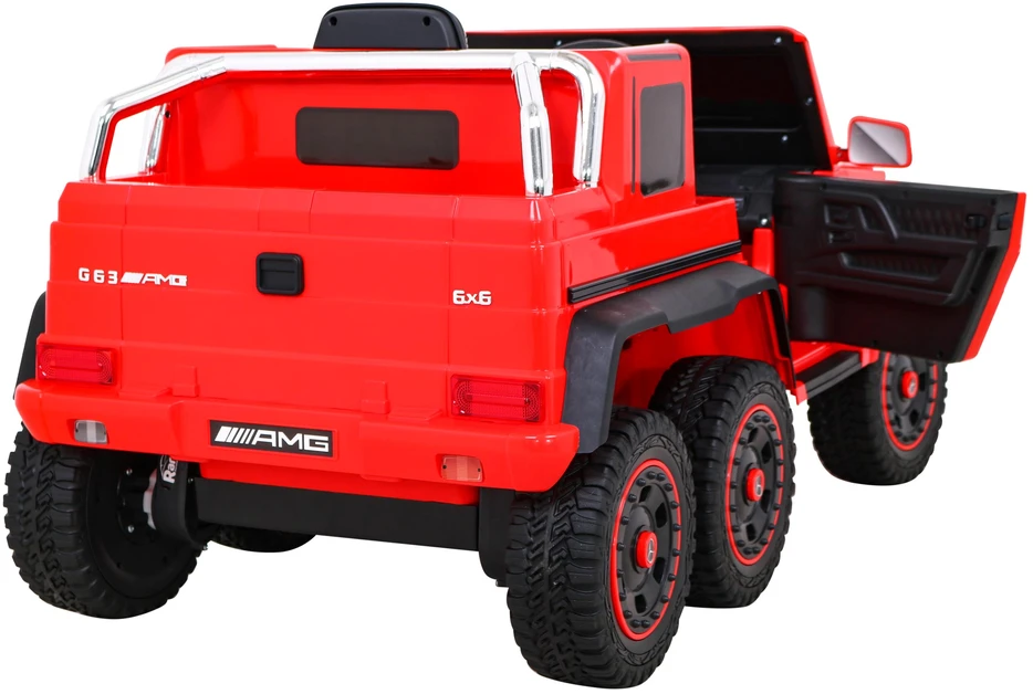 Ramiz Elektrinė mašina vaikams Mercedes G63 6x6 AMG Raudona