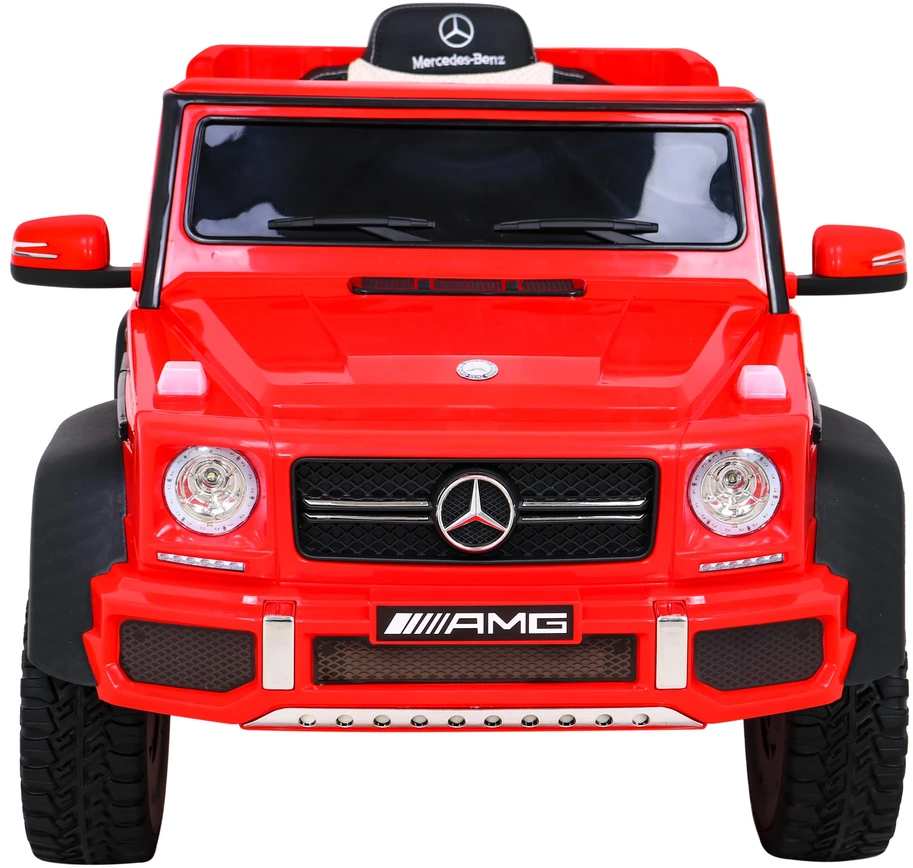 Ramiz Elektrinė mašina vaikams Mercedes G63 6x6 AMG Raudona
