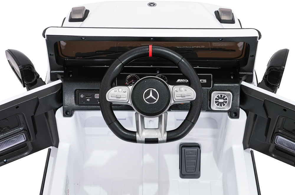 Vaikiškas elektromobilis Mercedes G63 AMG LIFT balta